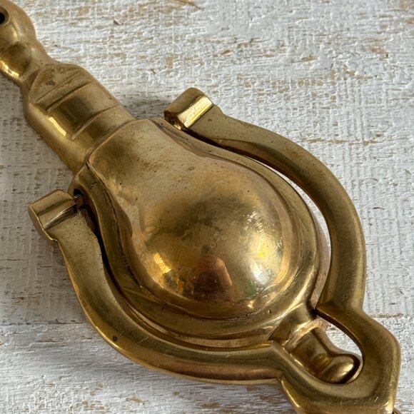 Vintage Traditional Brass Door Knocker - Metal Vintage Door Knocker Hardware - Picture 4 of 10